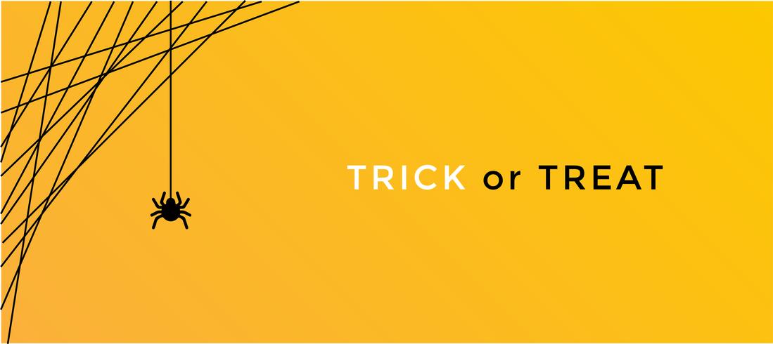 halloween-spider-concept-banner-background-for-halloween-party-night-vector - wecleantoperfection