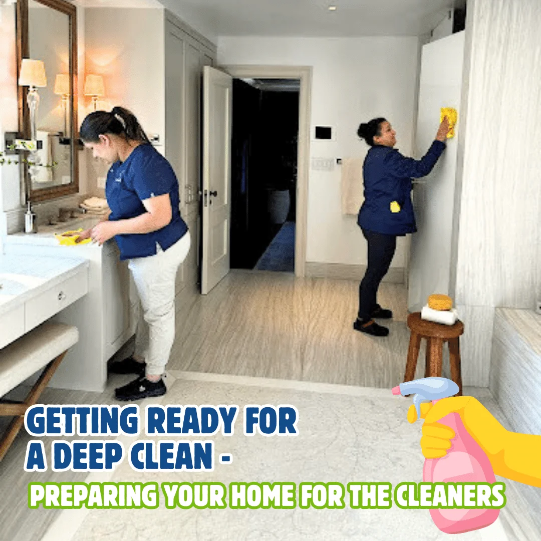 getting ready for a deep clean - wecleantoperfection