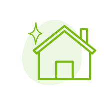 residential cleaning icon