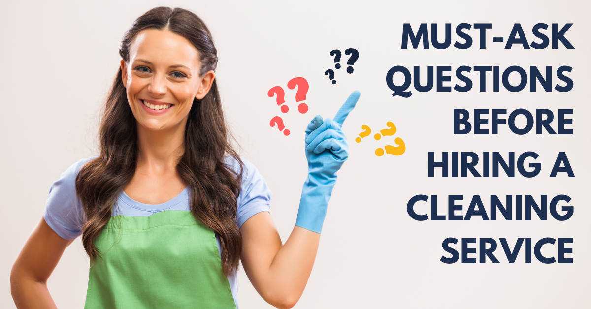 Hiring a cleaning service